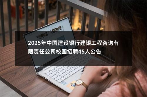 2025年中国建设银行建银工程咨询有限责任公司校园招聘45人公告 图片